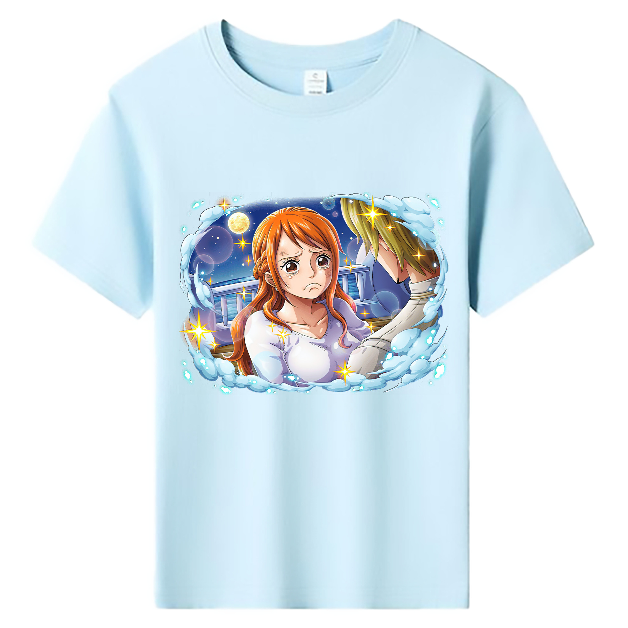 （画像用） ワンピース ナミ ONE PIECE Nami 綿100％キッズTシャツ（フロントプリント）